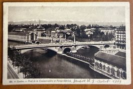 Genève - Pont de la Coulouvrenière & Forces Motrices 1909