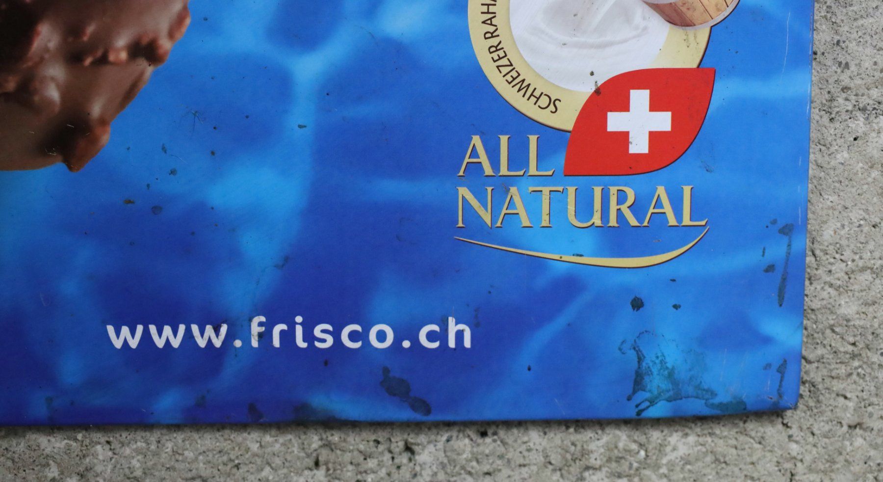 Insegne: Blechschild "Pralinato von Frisco" – Usato da Birrwil venduto da brandschatz_birrwil 1