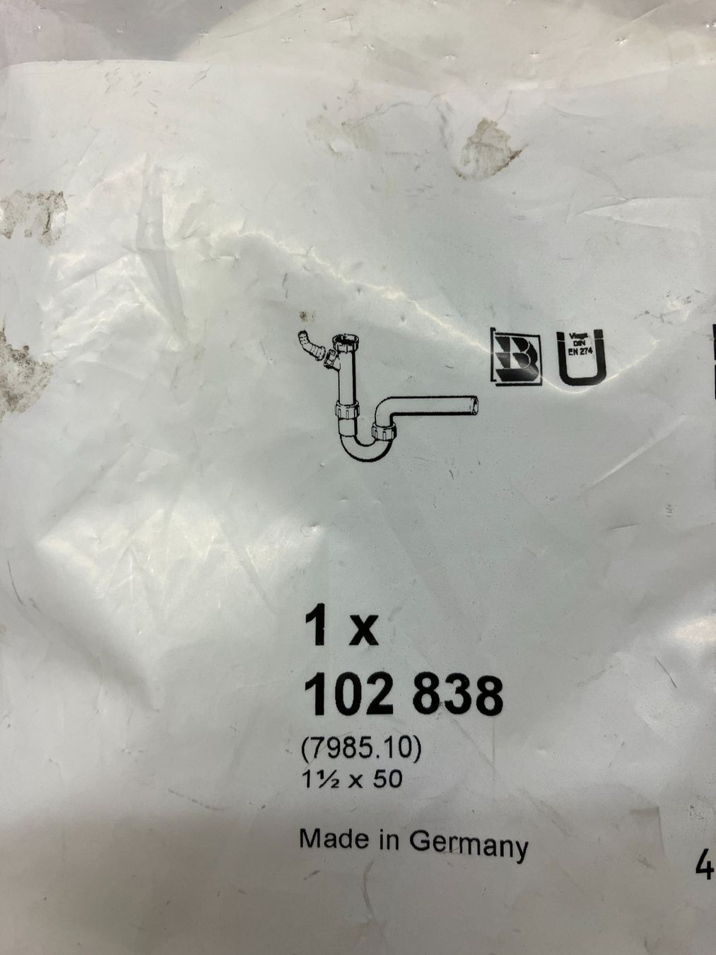 Armaturen: Sanitär Ablauf Siphon Set Neu – Neu und originalverpackt aus Altishofen von  2