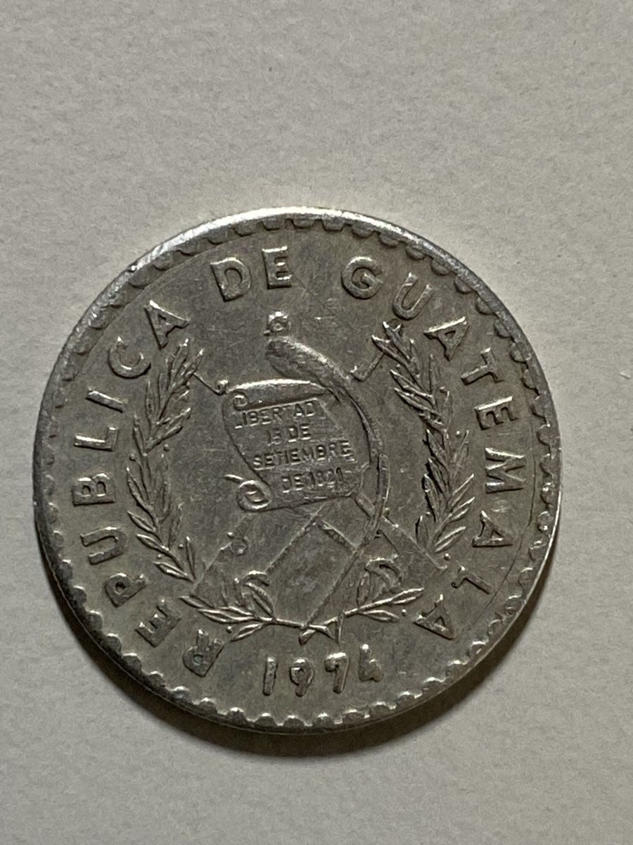 Tutti le monete: Guatemala - 10 centavos - 1974 – Usato da Payerne venduto da Mike1682