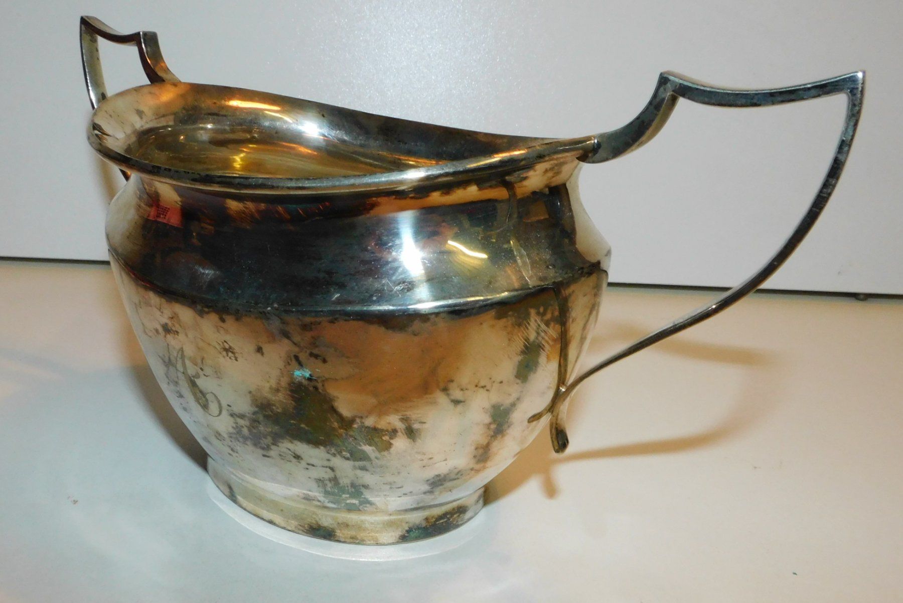 Schalen: Sauciere versilbert gepunzt alte Saucen Schale – Gebraucht aus Sursee von 76 3