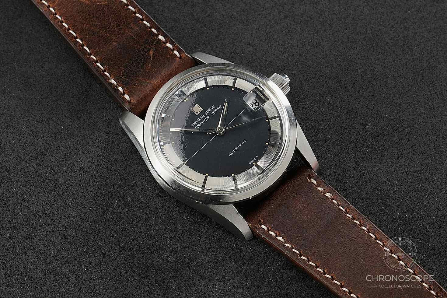 Universal Genève Orologi: Universal Genève Polerouter Super Ref.  869112/01, serviced – Usato da Luzern venduto da ChronoScope6004 1