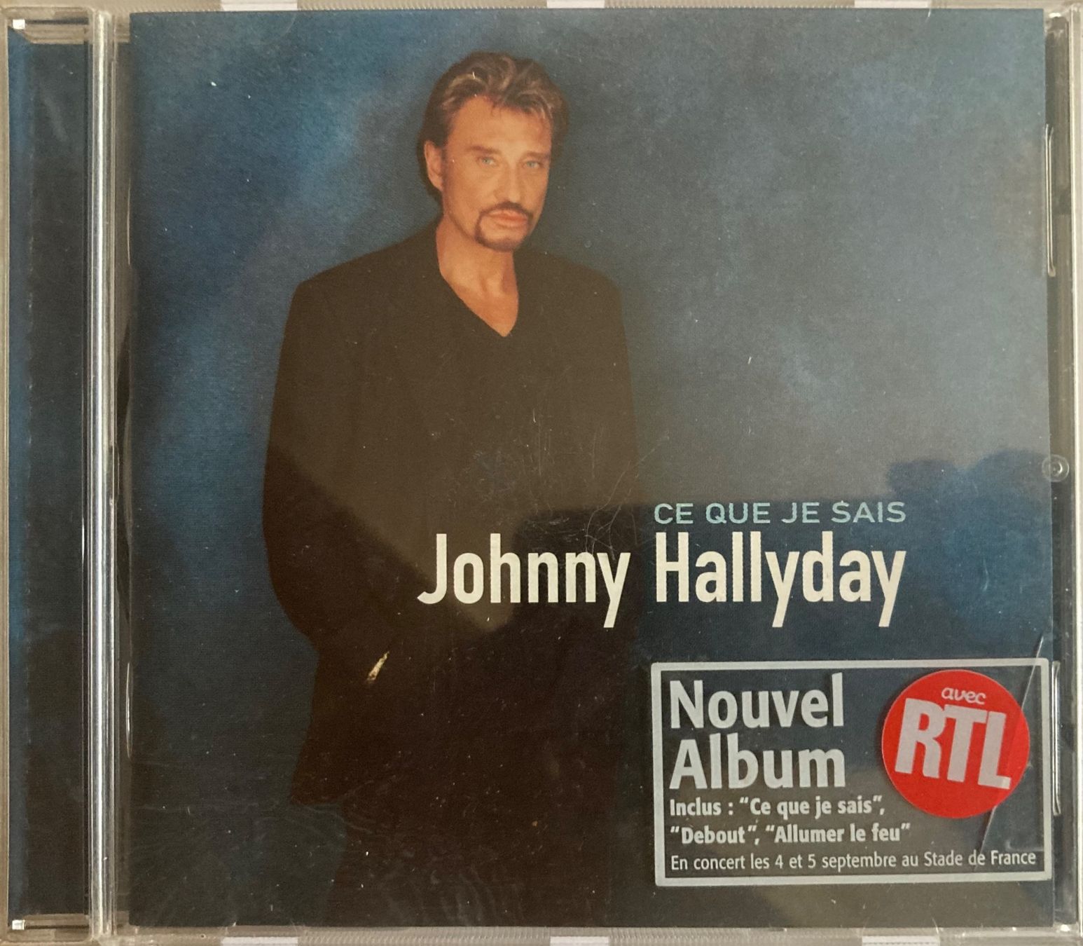 CD: JOHNNY HALLYDAY - CE QUE JE SAIS – Usato da Poliez-Pittet venduto da Newtown-Records
