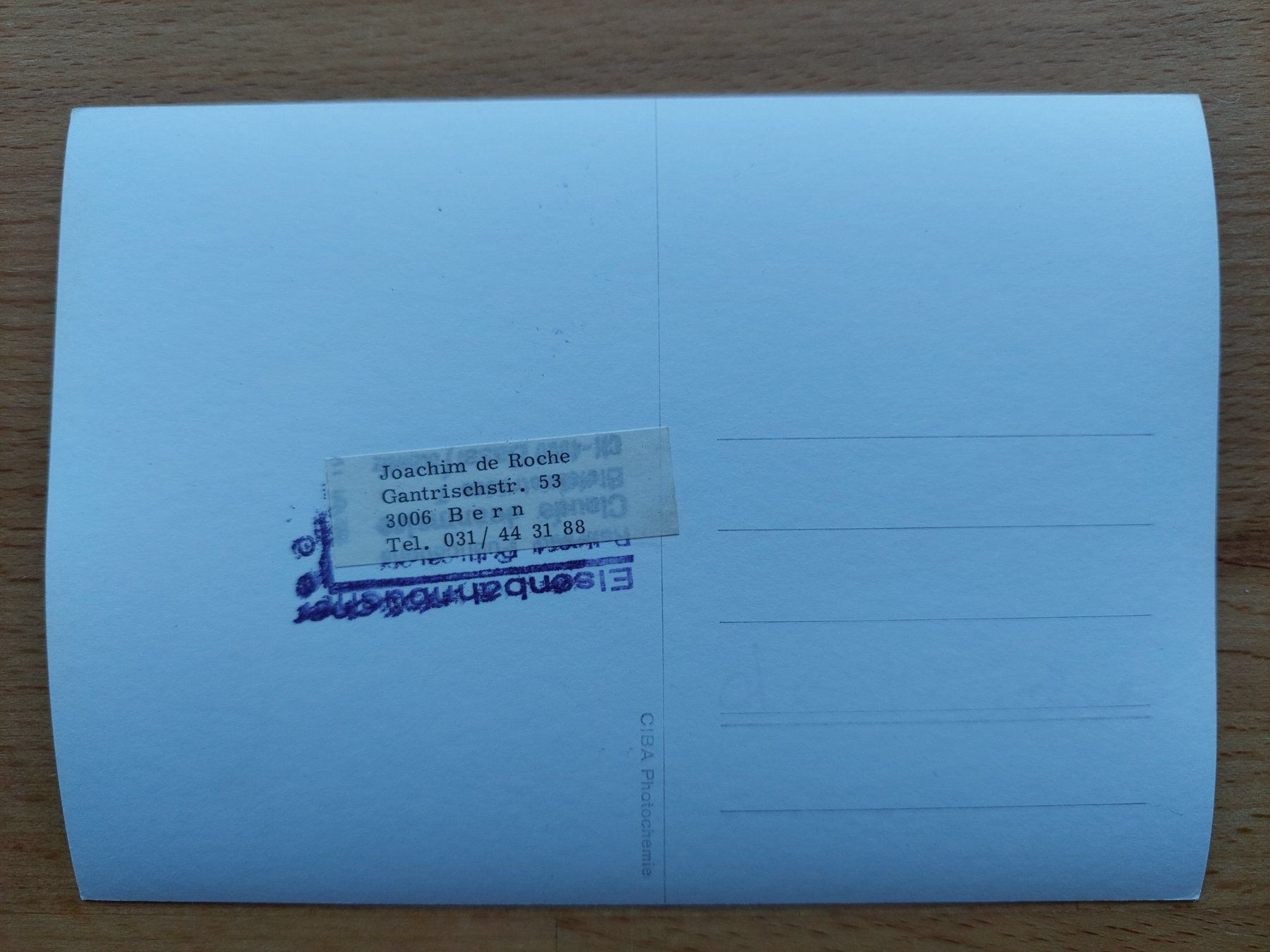 Cartoline postali: Echtfotokarte Rechtsufrige Thunersee-Bahn – Usato da Obfelden venduto da Foto_Bild_Kunst_Buch 1