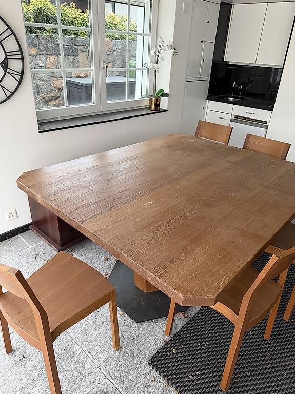 Set di tavolo e panche: Wooden Table + 5 chairs  – Usato da Pfäffikon SZ venduto da lar_wl22
