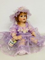 Vintage grosse Porzellanpuppe Madeleine, Sammlerstück