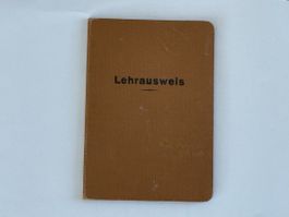Antiker Lehrausweis Haushaltung Kanton Aargau 1942, Dora Aus