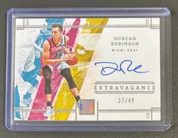 NBA Duncan Robinson 2021 Impeccable Extravagance Auto /49