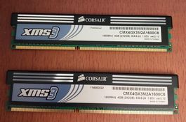 RAM 8GB (2x4GB) Corsair XMS3 DDR3 1600 CL8 v1.65