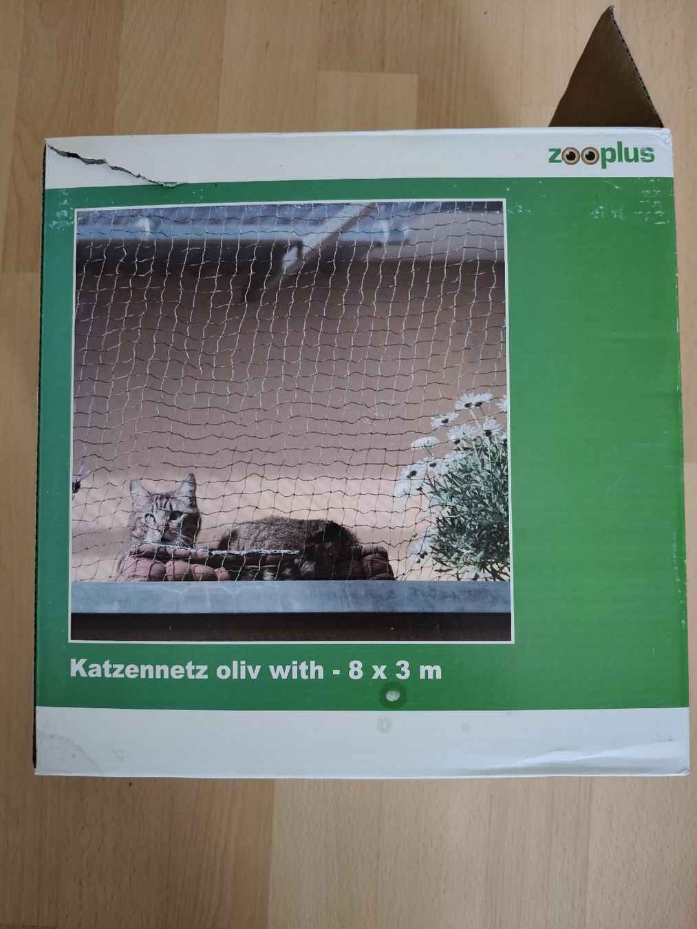 Gabbie, trasporto & Sicurezza: Katzennetz mit Drahtverstärkung – Nuovo e nell'imballaggio originale da St. Gallen venduto da jes_2xxb