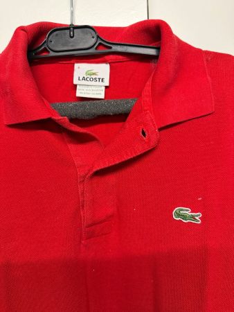 Polo rot Lacoste Grösse 4