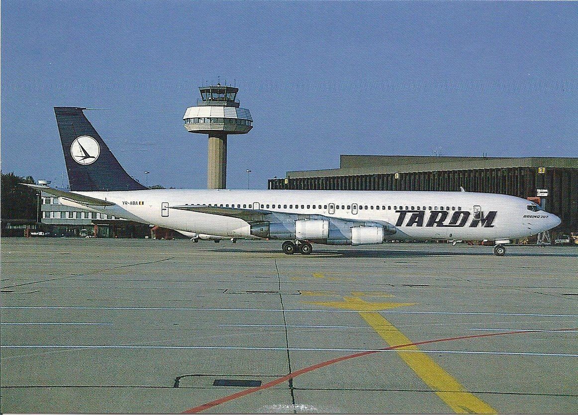 Cartoline postali: Tarom, (Rumänien) Boeing 707, YR-ABA – Nuovo e nell'imballaggio originale da Thun venduto da Abigboss