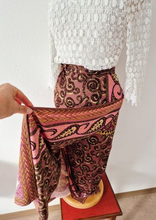 ETRO WICKELROCK ROCK L XL NP 690 € , TOP ZU VELVET TUNIKA