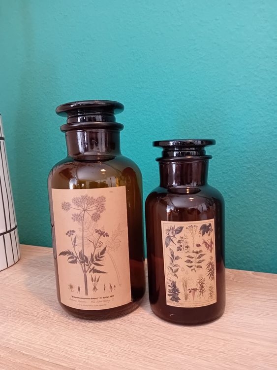 MyTinyWorld Miniatur Apothekerflasche Grün – Handgefertigt, 20 Mm Hoch, 1:12 Maßstab Für Puppenhaus