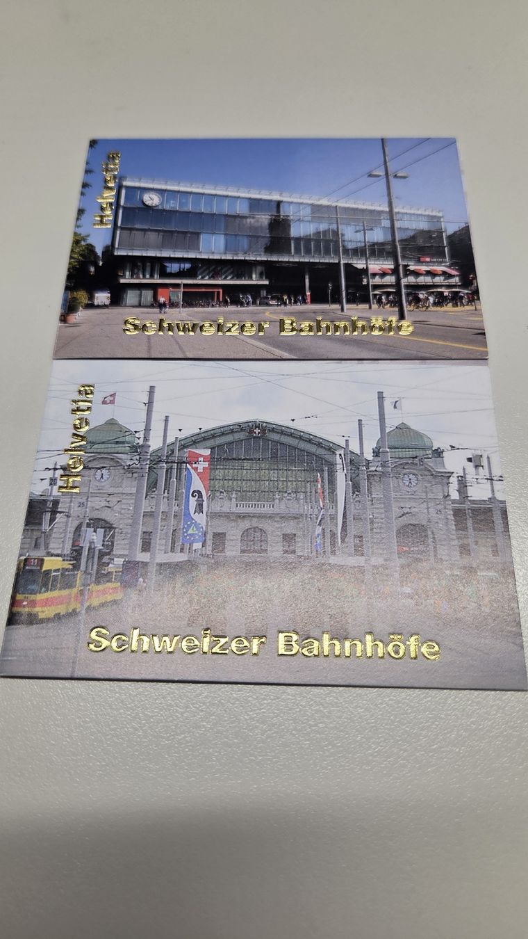 Tous les timbres: 2016/18 2 Folder FDC Bahnhöfe – D'occasion à Arni AG par Moth68