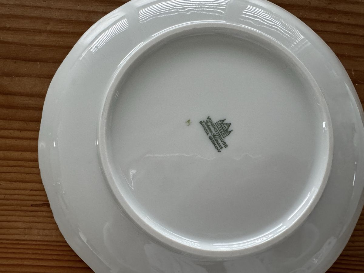 Rosenthal Set di piatti: 2 Suppentassen mit Unterteller, Rosenthal Classic Rose – Usato da Lanzenhäusern venduto da Galaa 4