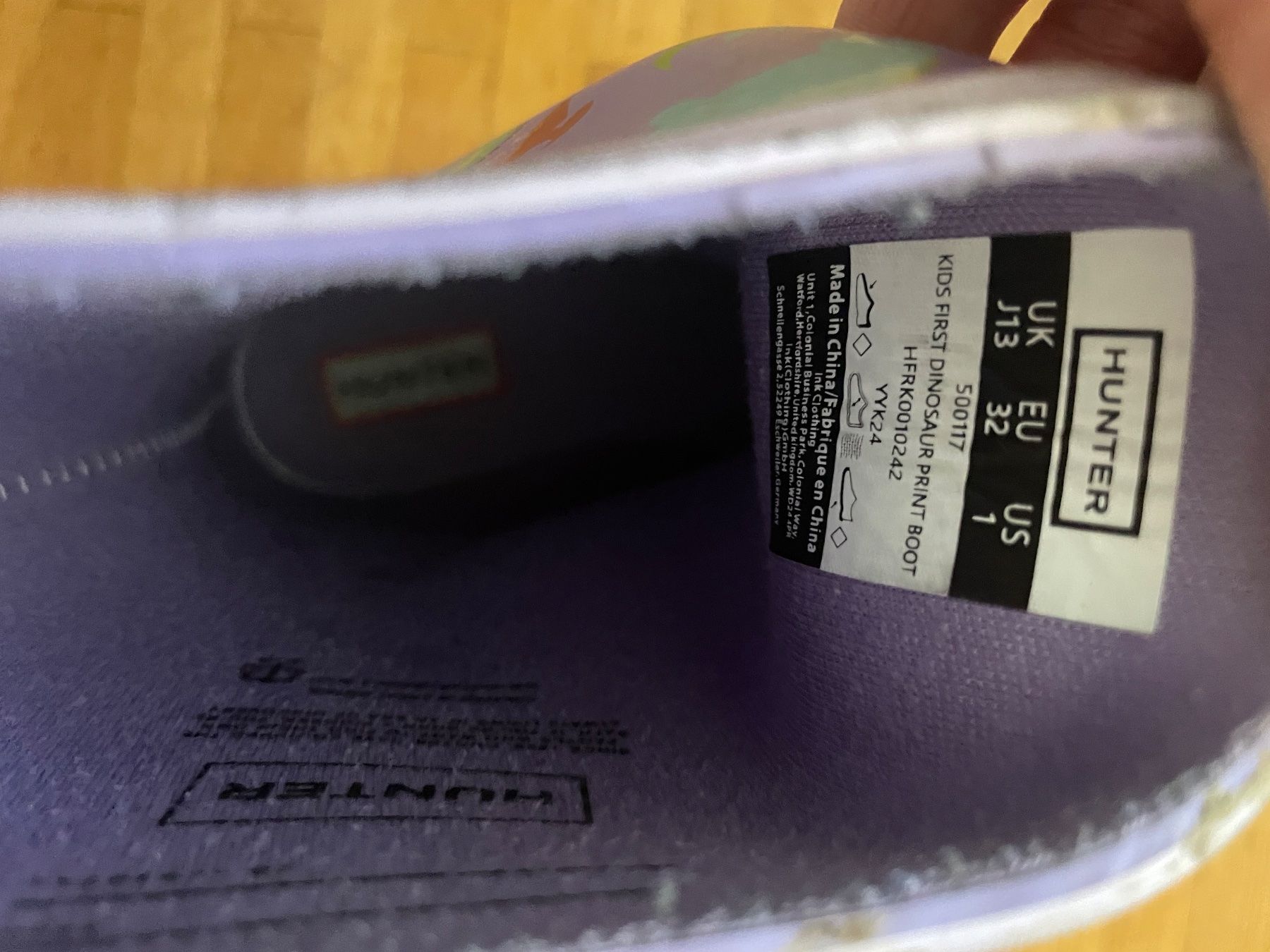 Hunter Scarpe per ragazzi: Bottes de pluie Hunter, 32 – Usato da Salavaux venduto da Kevinka 3