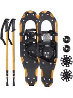 Schneeschuhe für Damen und Herren orange-schwarz