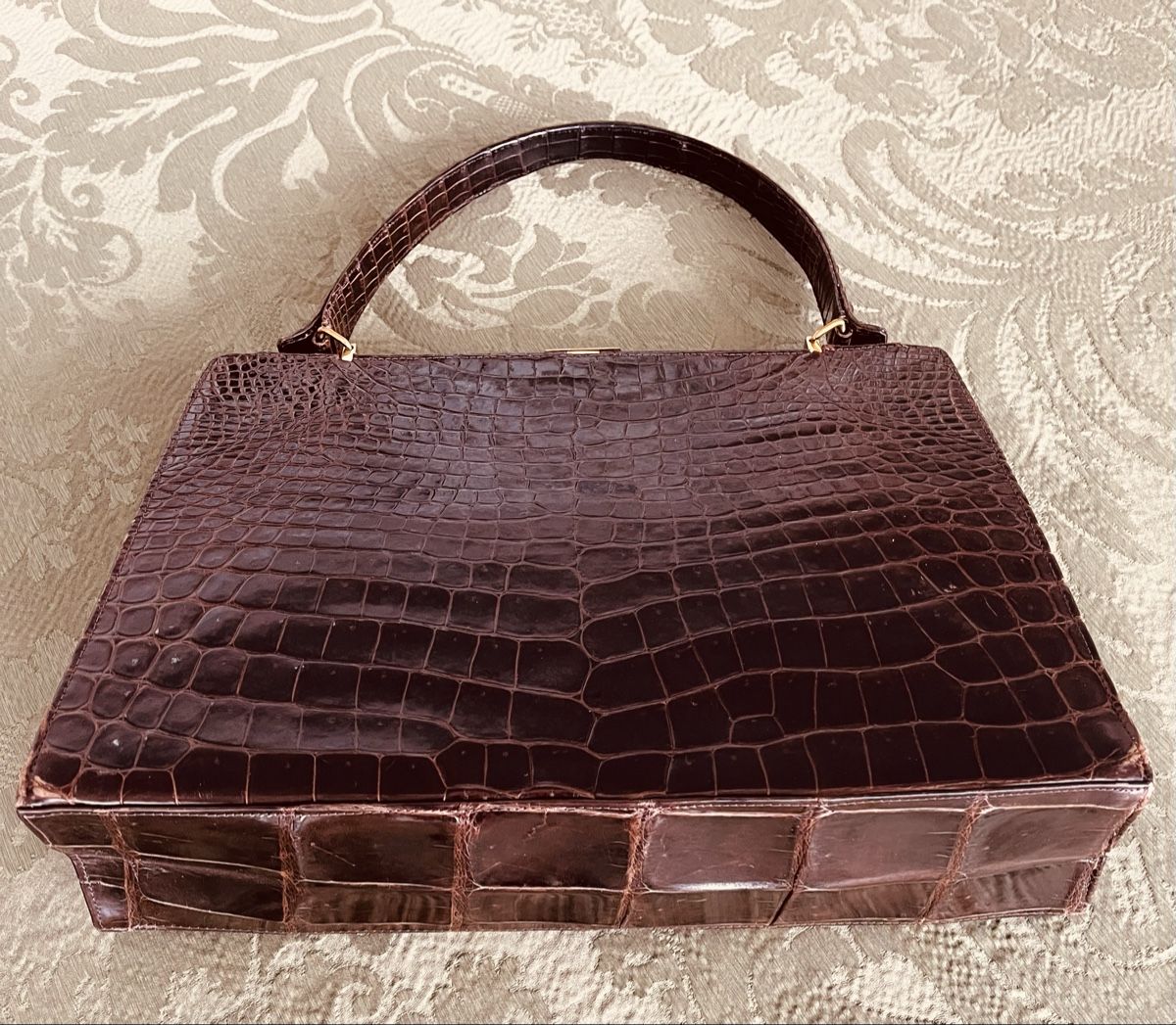 Borse da donna: Krokodilleder Handtasche Vintage. – Usato da Allschwil venduto da ILLUGO 3