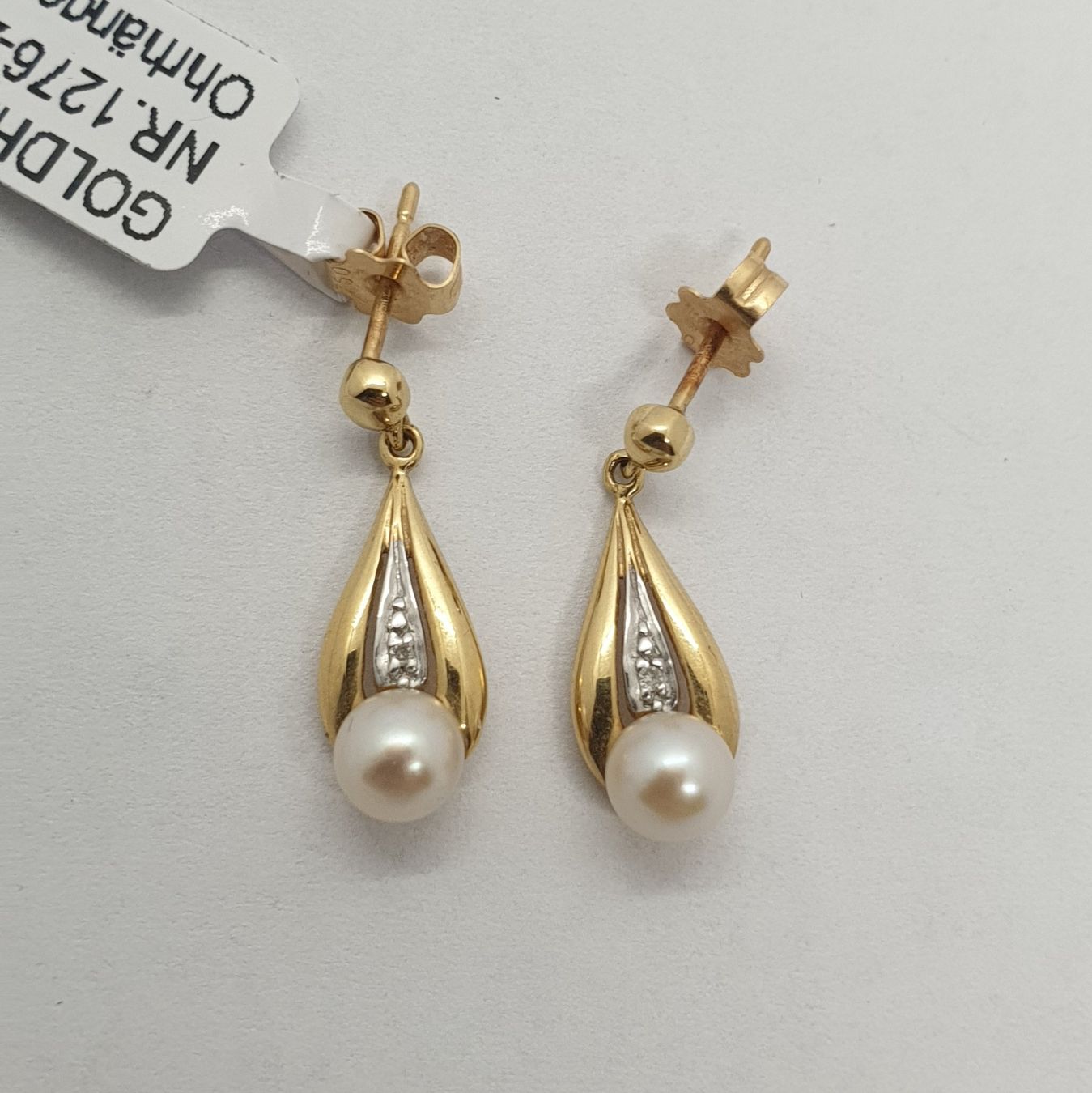 Ohrringe & -stecker: Echt 18K Gold - S.W.P Ohrhänger – Gebraucht aus Luzern von Luzern-Goldhaus 4