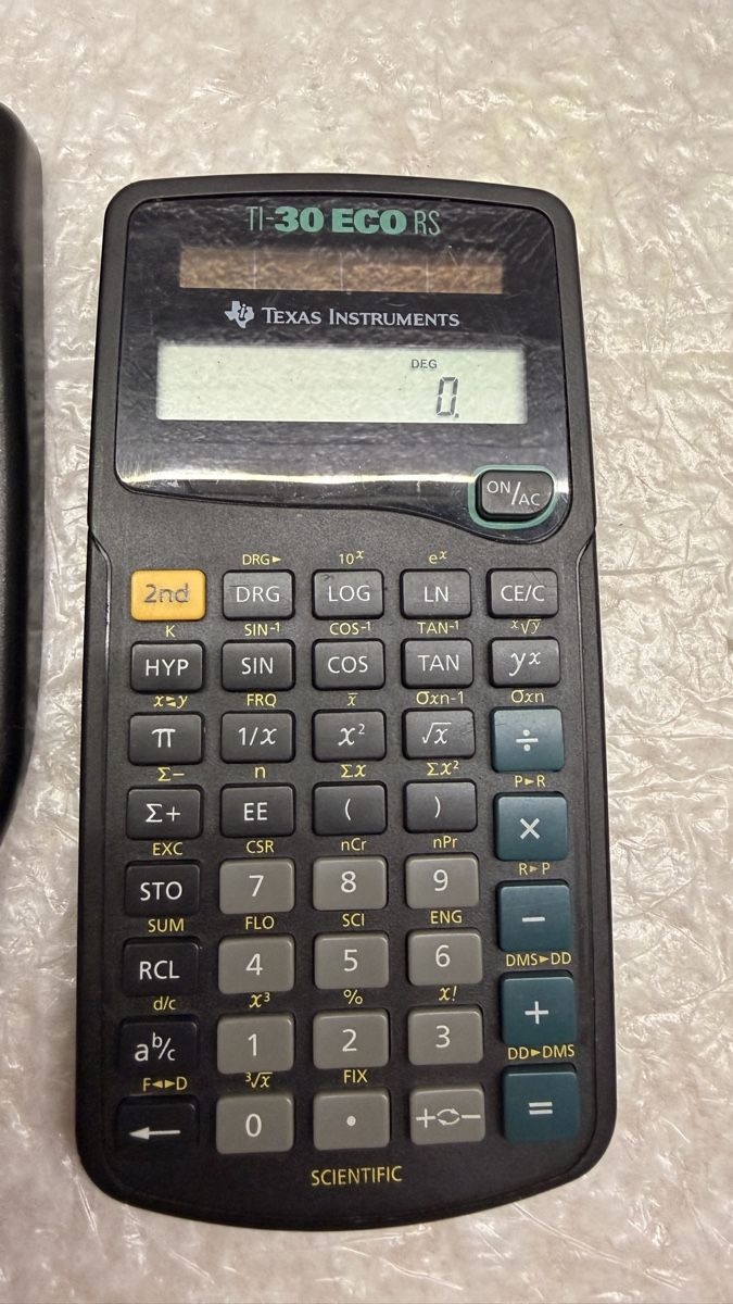 Texas Instruments Calcolatrici tascabili: Texas Instruments TI-30 ECO RS Taschenrechner- – Usato da Rotkreuz venduto da perlengott 4