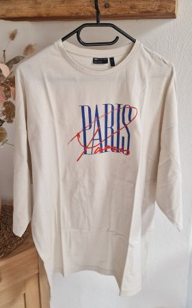 Trendiges ASOS T-Shirt Oversize, Beige, Gr. M, Top Zustand