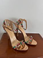 Elegante High Heels mit glitzernden Schmuckelementen, Gr. 37