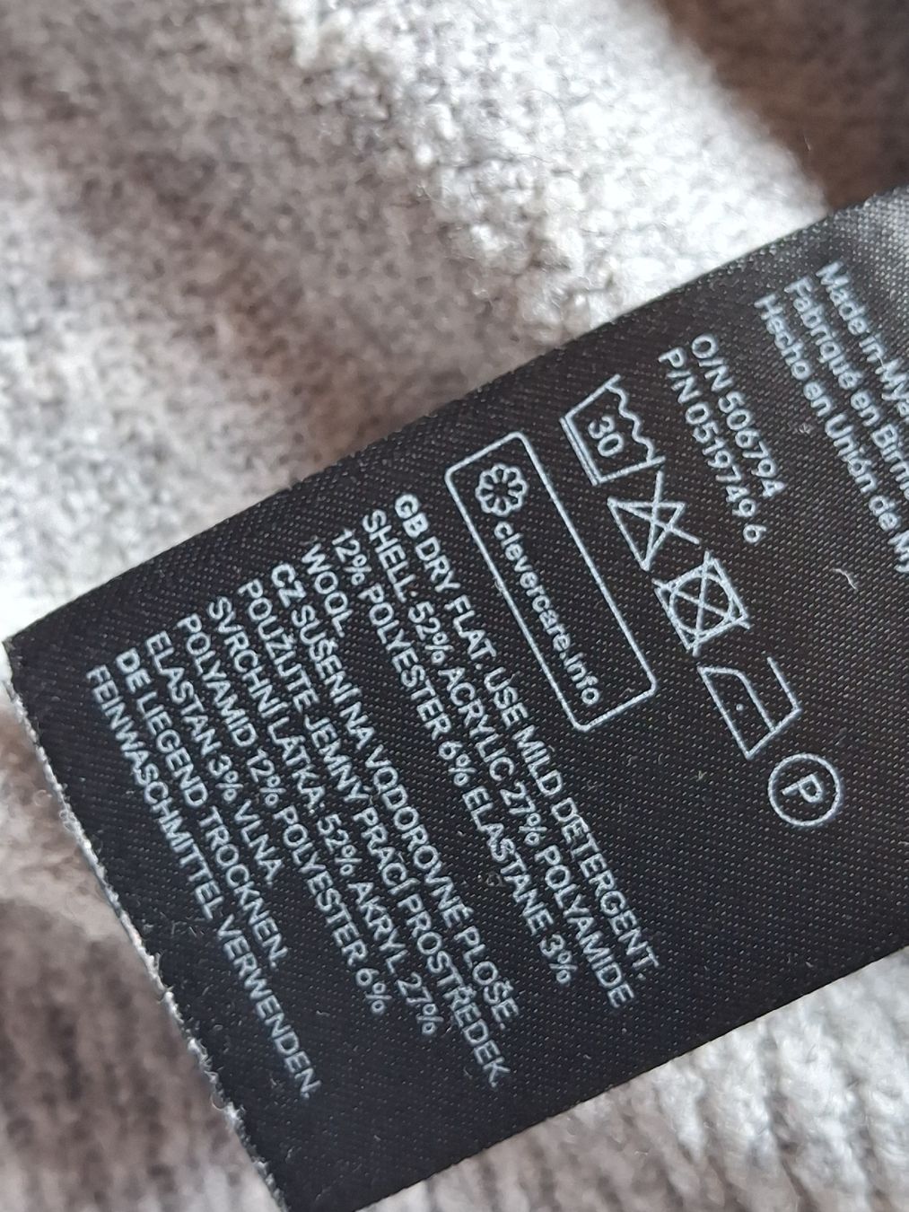 H&M Pullover & Sweatshirts: Pull gris taille M marque H&M 3% laine  – Gebraucht aus Villiers von san_jn5w 4