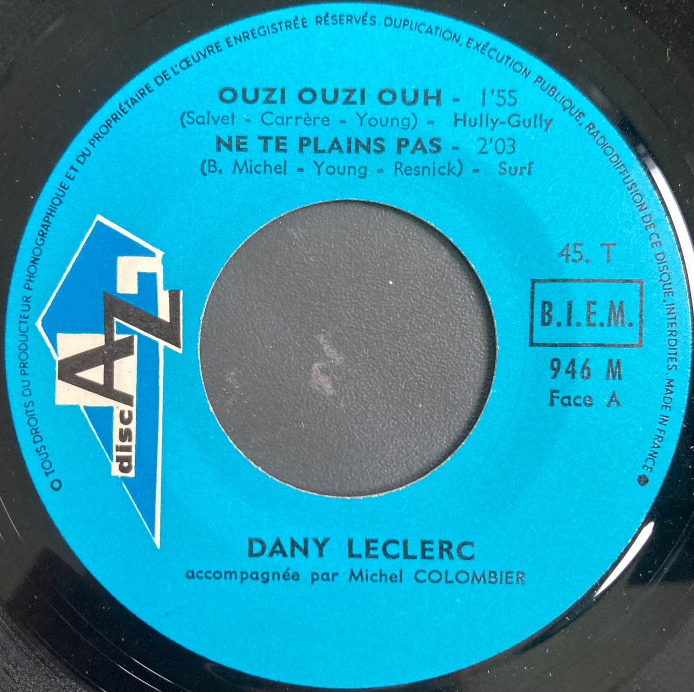 Dischi in vinile: DANY LECLERC - OUZI OUZI OUH – Usato da Poliez-Pittet venduto da Newtown-Records 2