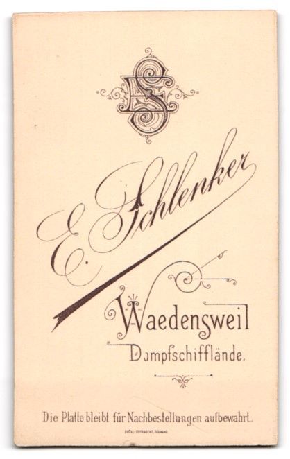 Photos & affiches: Fotografie E. Schlenker, Wädensweil, Da – D'occasion à Berlin par bartko-reher 1