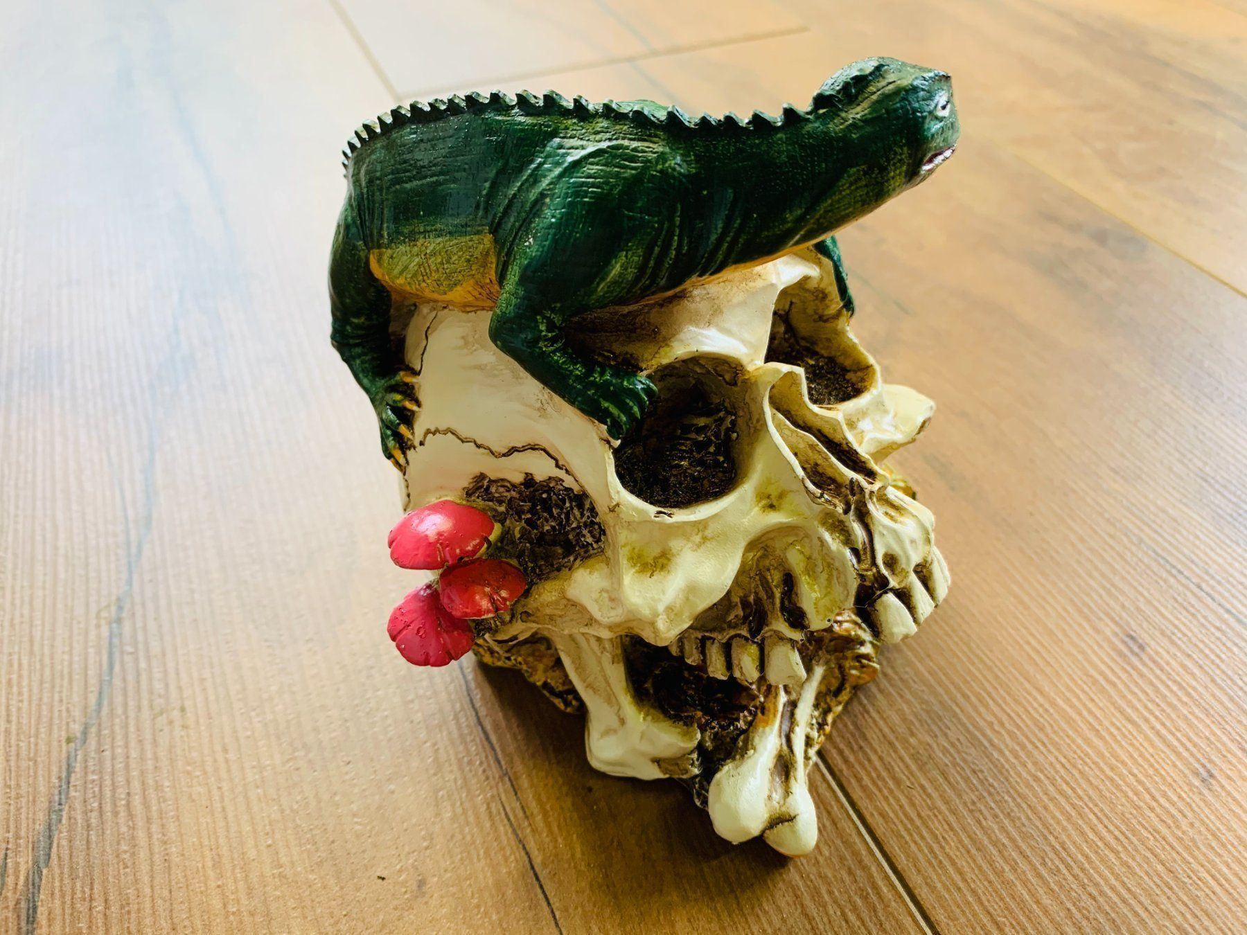 Sculture & Statue: Totenschädel Schädel SKULL Eidechse 11cm NEU – Nuovo e nell'imballaggio originale da Bergdietikon venduto da shopAgent 1