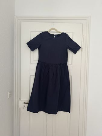 Abito midi Roberto Collina, blu navy, taglia M