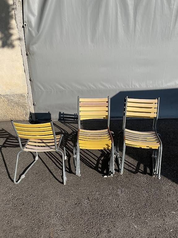 Chaises: Alte gebrauchte Gartenstühle – D'occasion à churwalden par rolbir