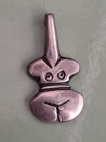 Anhänger Figur Silber 925 abstrakt gebraucht