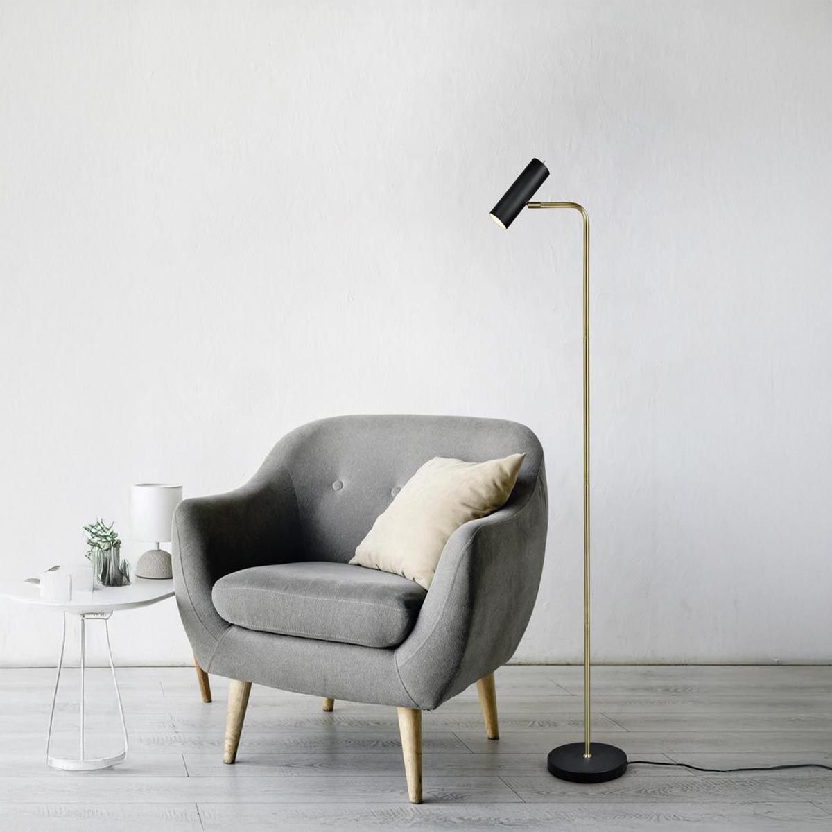 Lampade: LED Stehleuchte, Messing, 151 cm Höhe – Nuovo (secondo la descrizione) da Kreuzlingen venduto da Smart-Light 1