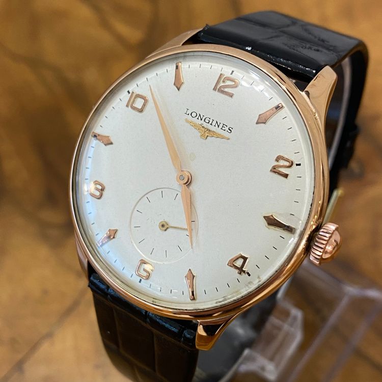 Herrenuhr Longines aus 18K Rosegold 39mm gebraucht Kaufen auf