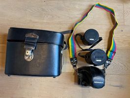 Konica Autoreflex TC Set + 35mm & 135mm Objektive