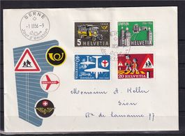 FDC 1956 (d) avec adresse