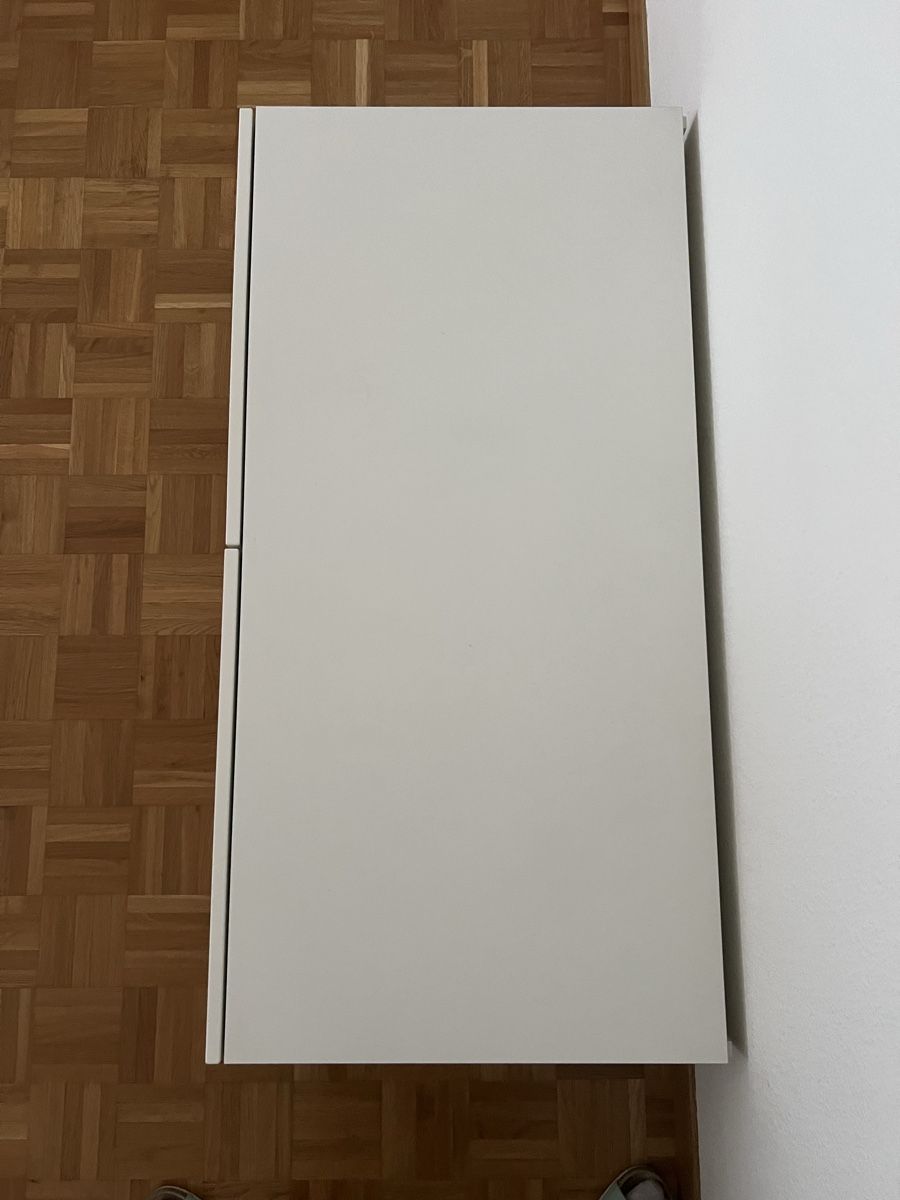 Cassettiere: Lowboard weiss mit 2 Schubladen, neuwertig – Nuovo (secondo la descrizione) da Rüschlikon venduto da Picpara 1