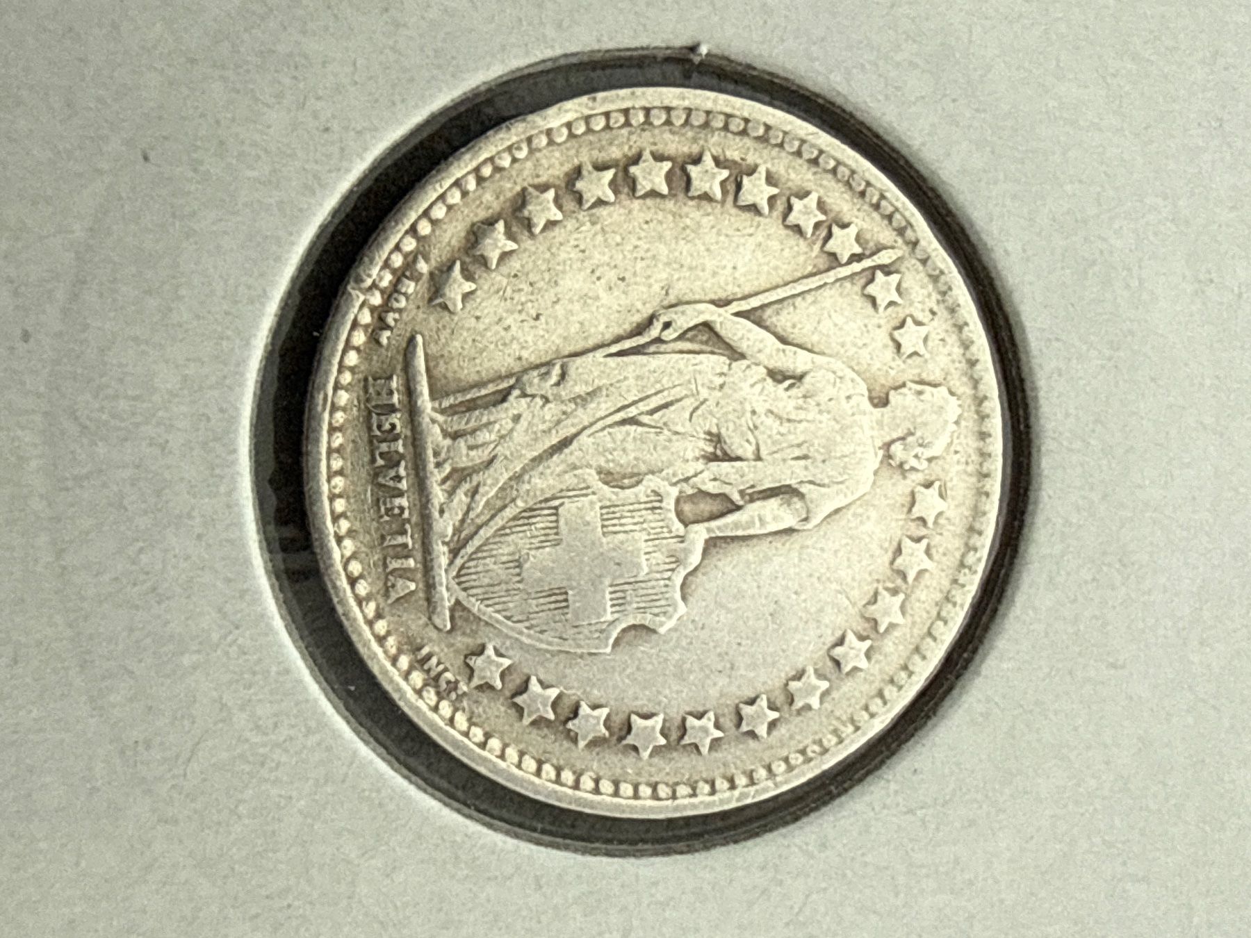 Toutes les monnaies: Swiss ½ franc 1921 Silver Coin – D'occasion à Pully par ta571 2