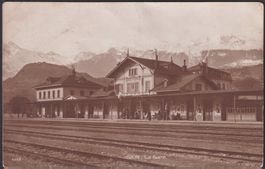 WALLIS, ca.1910: Bahnhof-SION la gare, seltene Karte !
