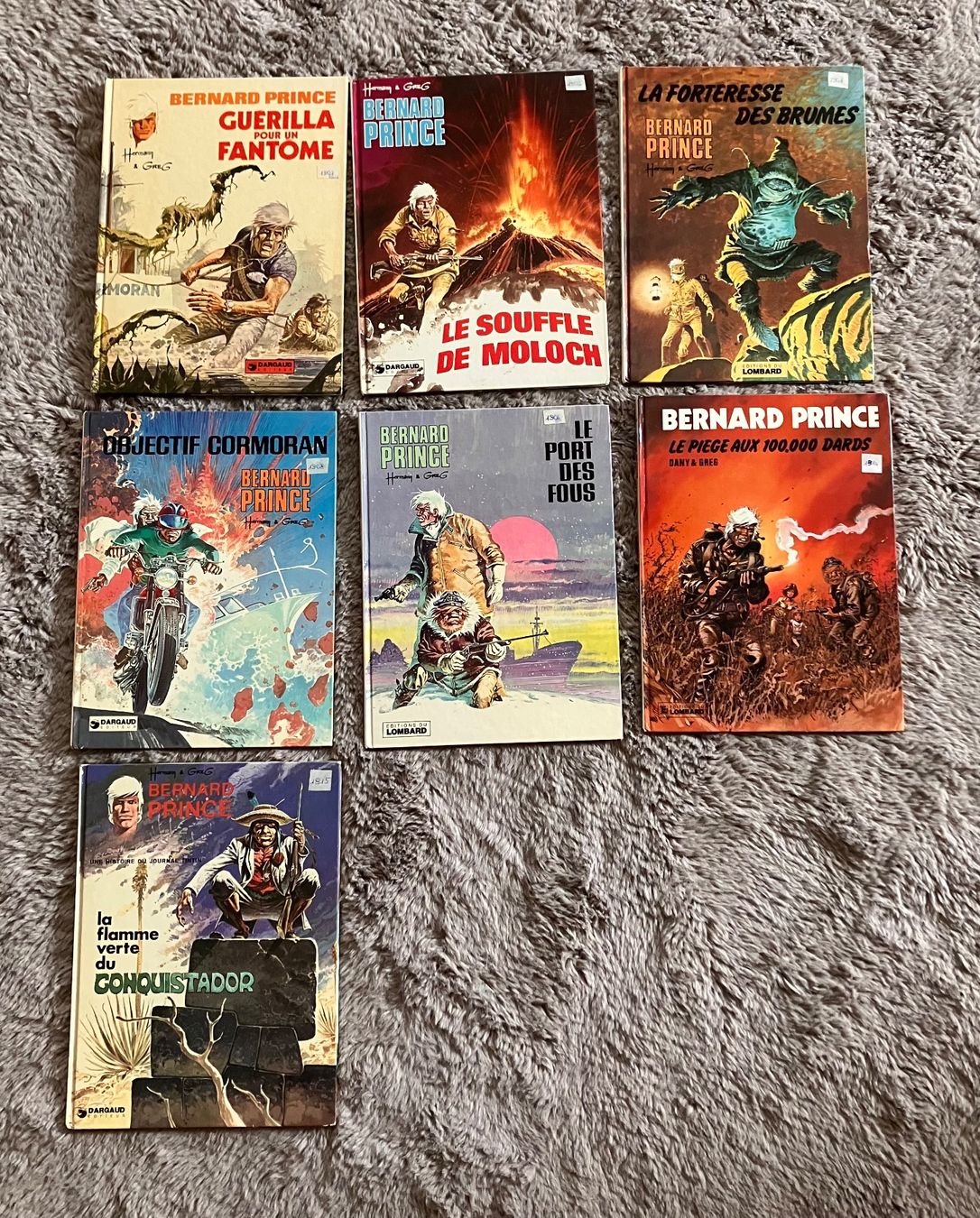 Comics: Lot de 7 BD * BERNARD PRINCE – Gebraucht aus St-Triphon von chamaclinea