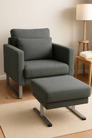 Edler Sessel mit Hocker