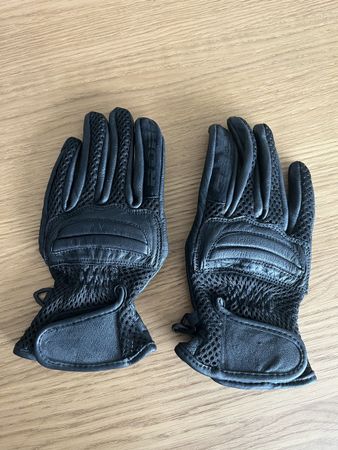 Gant noir moto