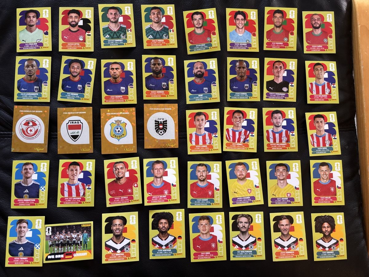 Panini Carte collezionabili: 40 verschiedene Panini Sticker – Usato da Niederuzwil venduto da MT5612