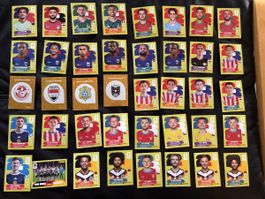 40 verschiedene Panini Sticker