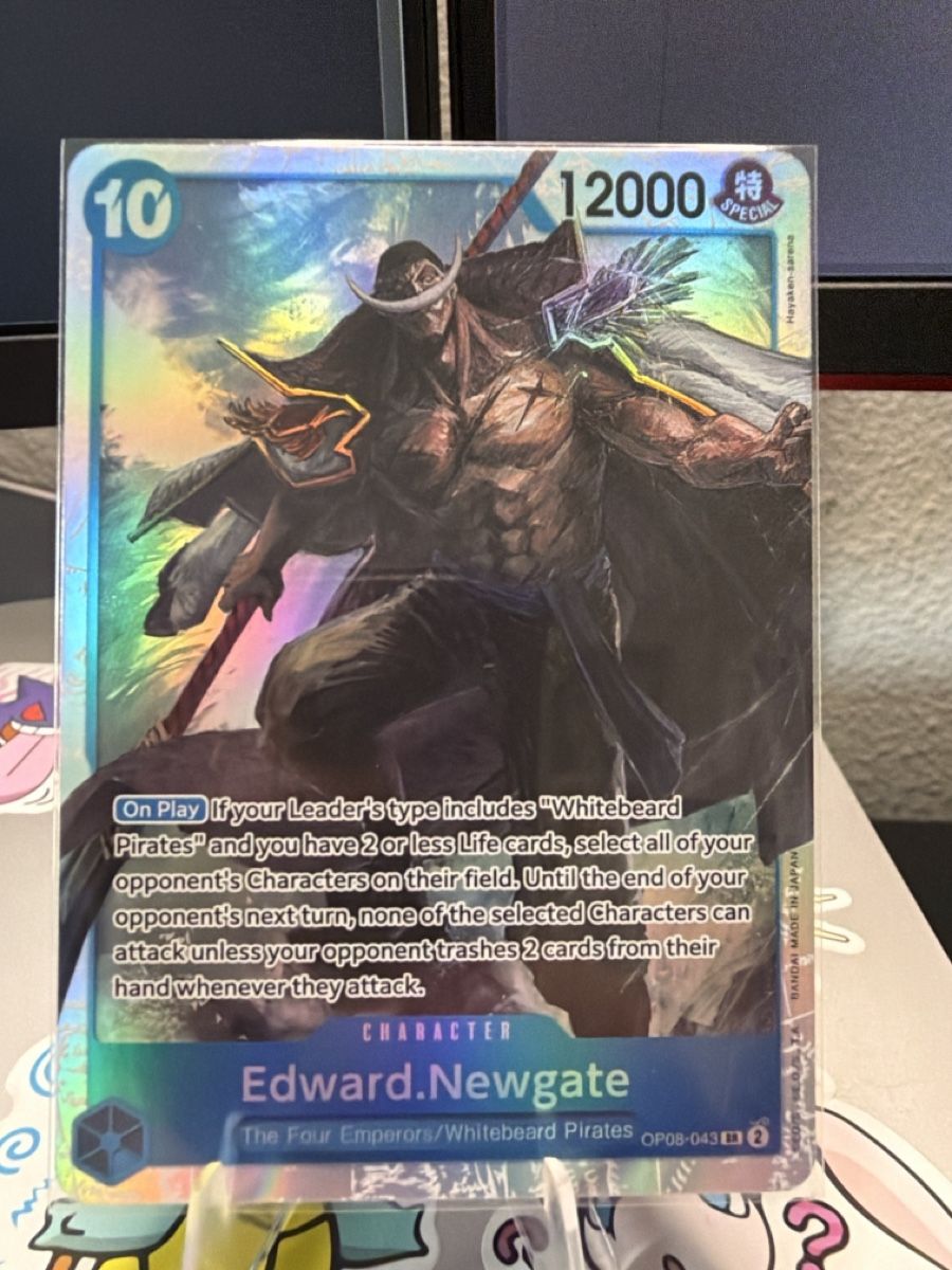 Bandai Carte collezionabili: One Piece Karte Holo Whitebeard – Nuovo (secondo la descrizione) da Kriens venduto da Ajiani
