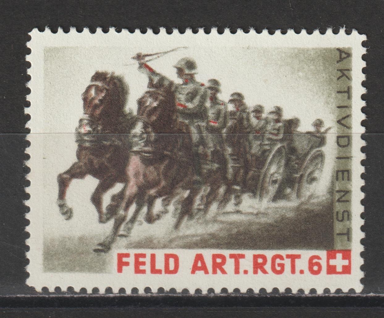 Alle Briefmarken: Artillerie Nr. 59/1 ** – Gebraucht aus Siebnen von Fstaehli