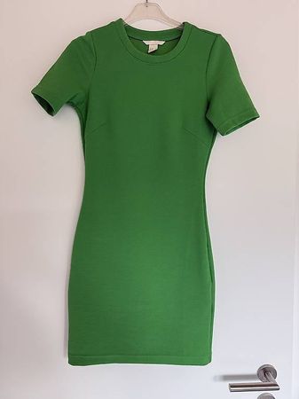 Figurbetontes Kleid XS grün H&M