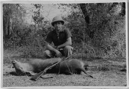 Vintage, Privatfoto, Wildjäger, Indien oder Pakistan